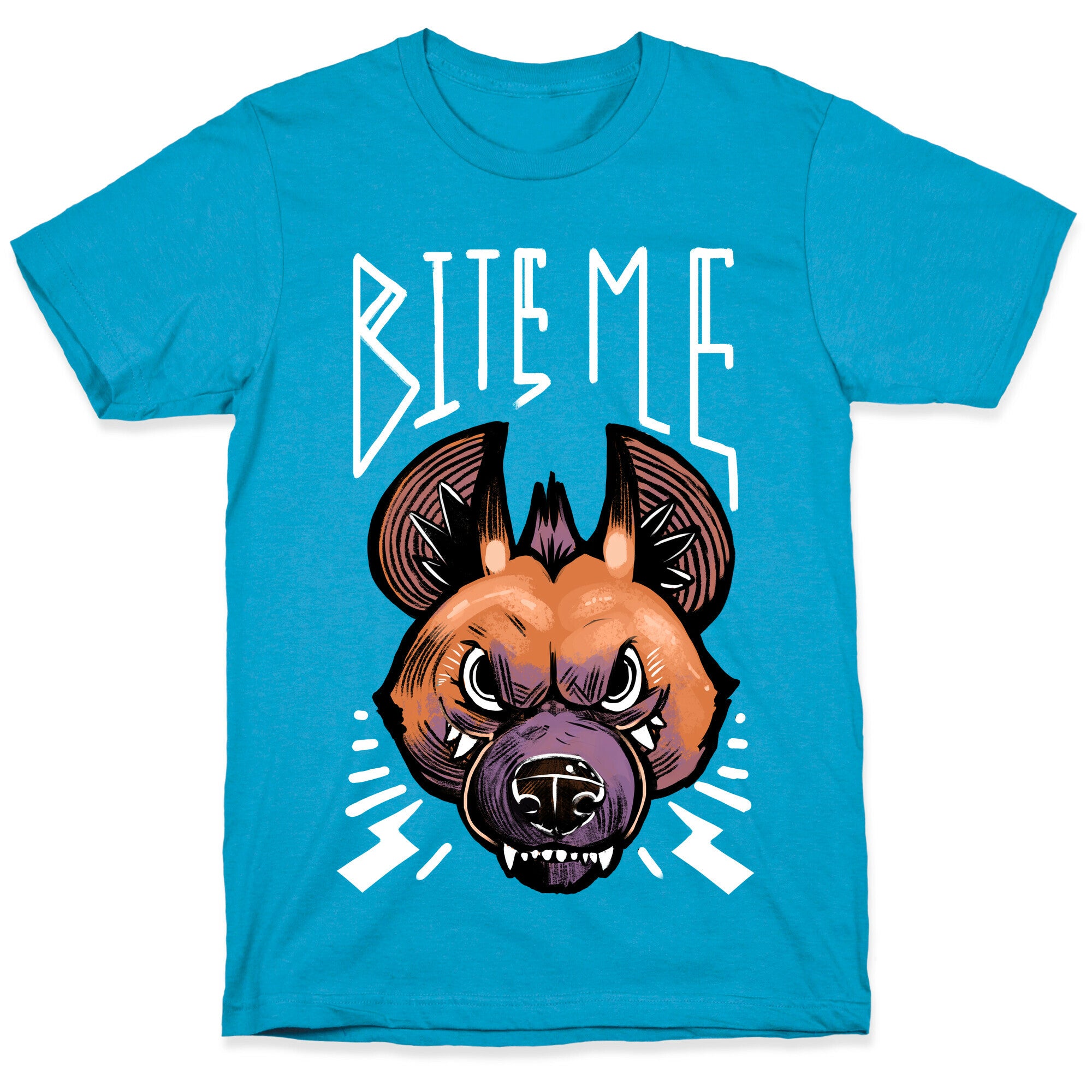 Bite Me- Hyena Unisex Triblend Tee